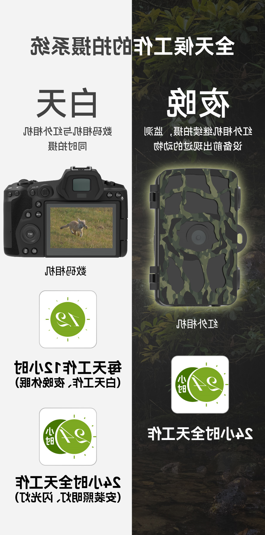 全天候工作的拍摄系统